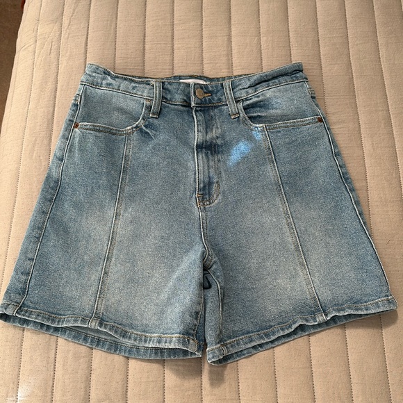 Cello Pants - Cello denim jean shorts, high rise pixie, size L